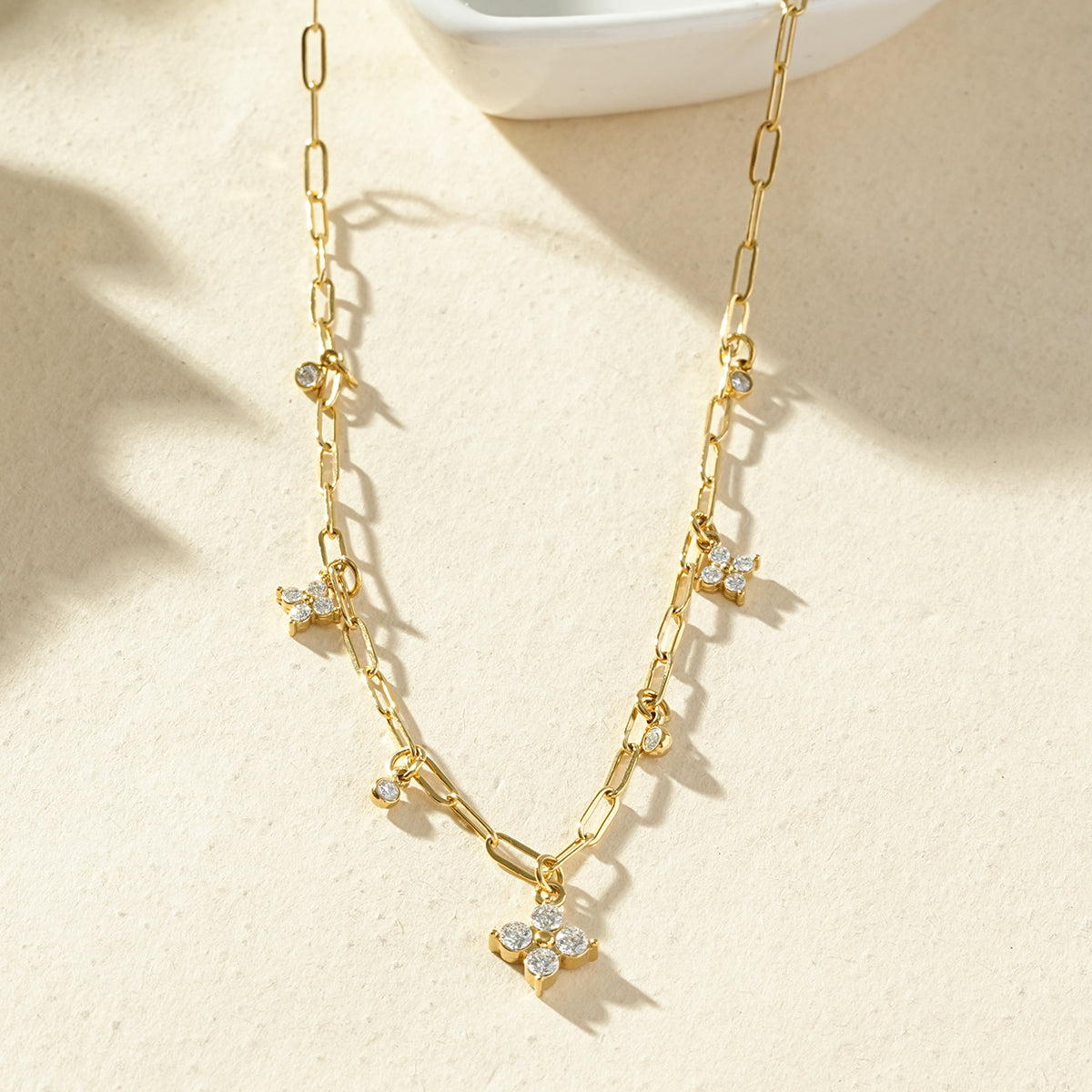 Collier Trombone Trèfles Sertis – 5th Élément