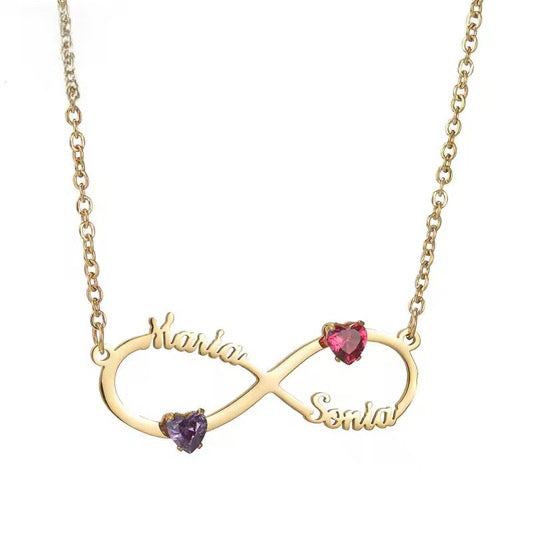 Collier Infinity Prénoms