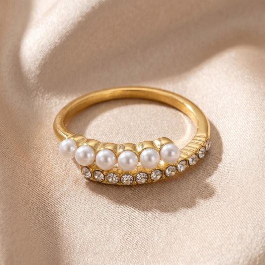 Bague perles