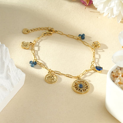 Bracelet à Breloques Lapis-Lazuli – 5th Élément