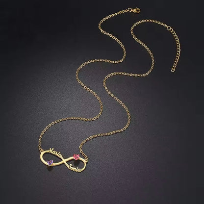 Collier Infinity Prénoms