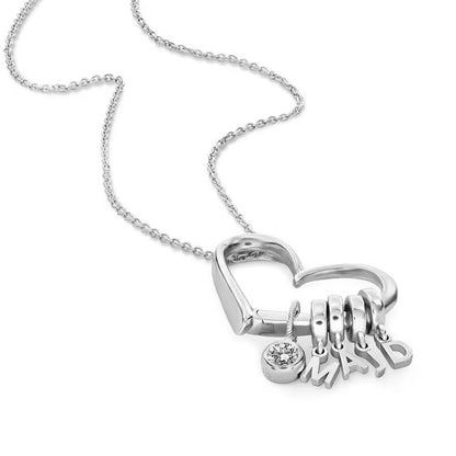 Collier Cœur Initiales