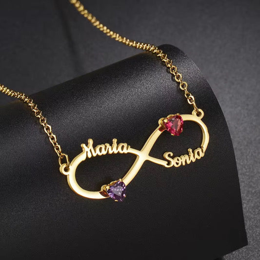 Collier Infinity Prénoms