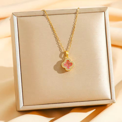Collier Fleur Porte-Bonheur