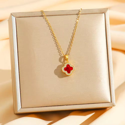 Collier Fleur Porte-Bonheur